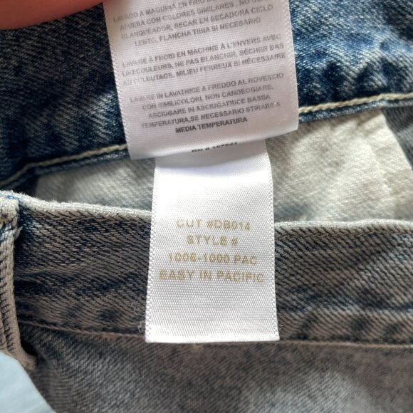 Daily Blue Easy Jeans Wide Leg Pacific Blue Wash Size 28 - Picture 8 of 13